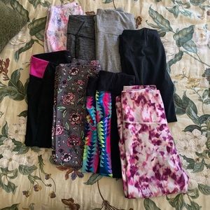 8 pairs of workout leggings!!